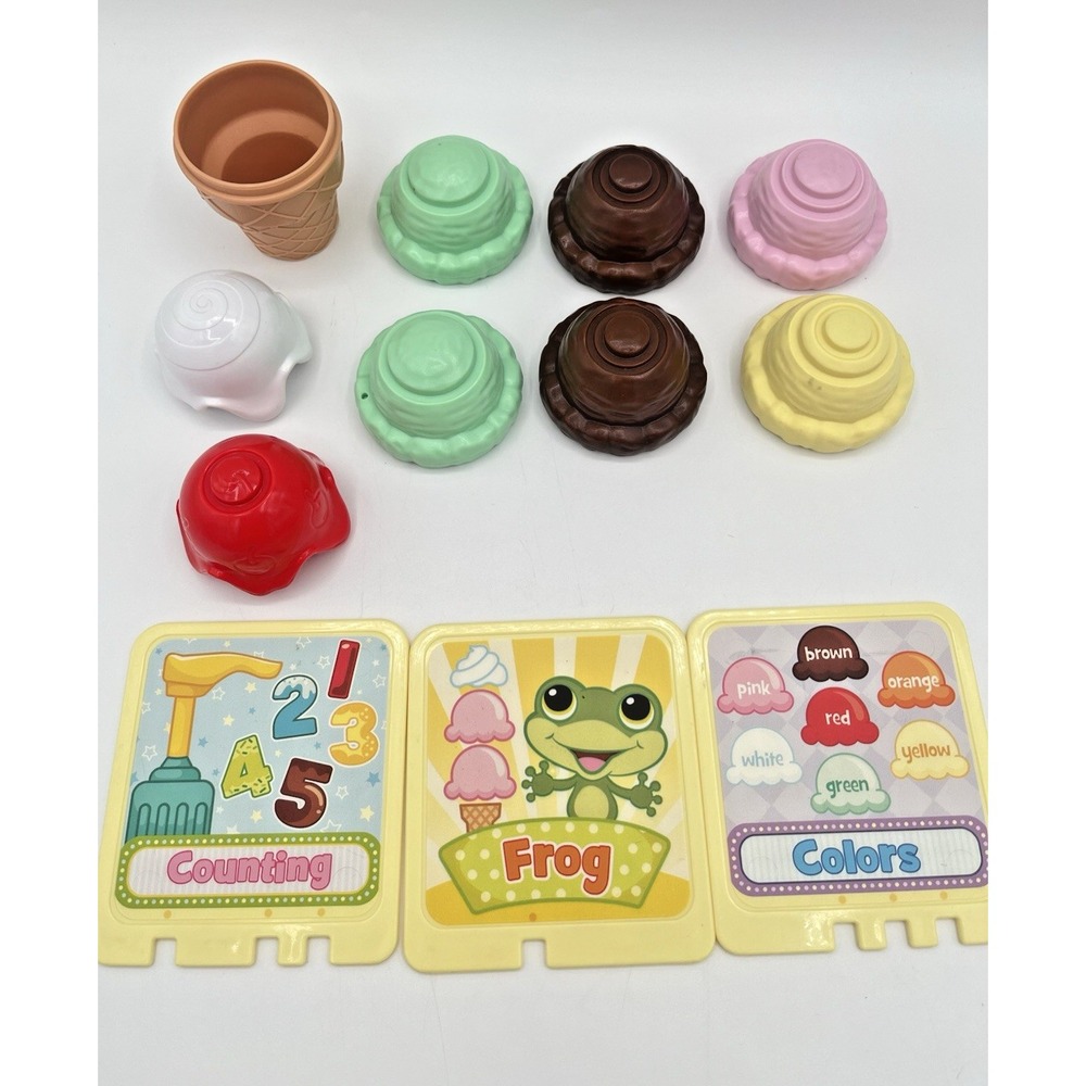 LeapFrog Scoop Learn Ice Cream Cart Replacement Parts 12 pieces English